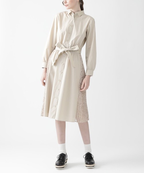 セール Black ワッシャーブロードワンピース ワンピース Label Blue Label ワンピース Crestbridge ブルーレーベル クレストブリッジ