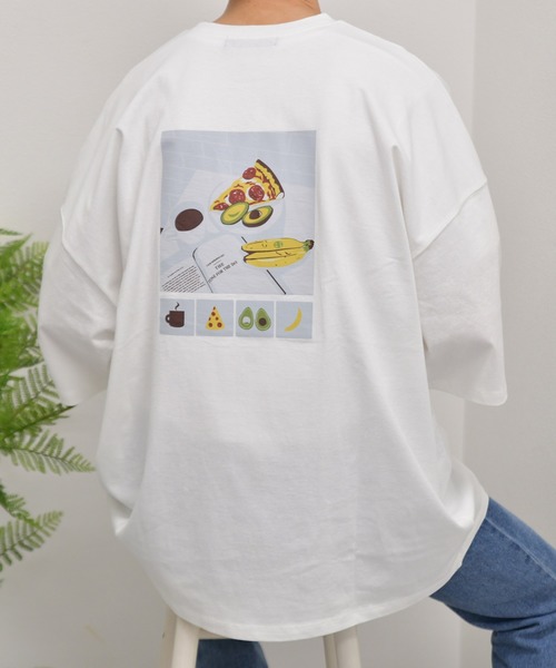 kutir（クティール）の「モーニングプリントTシャツ（Tシャツ/カットソー・メンズ・ホワイト/チャコールグレー/ライトグリーン・SMALL/MEDIUM/LARGE）」の2枚目の写真