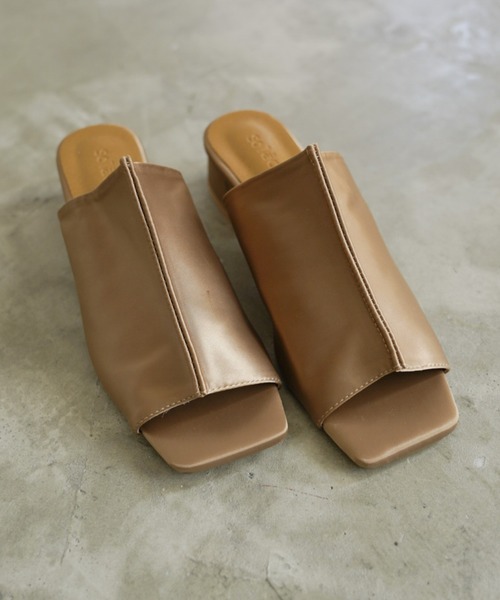 Solace（ソレイス）の「オープントゥサテンサンダル（サンダル・レディース・ブラック/ブラウン/ベージュ/ブルー・SMALL/MEDIUM/LARGE）」の7枚目の写真