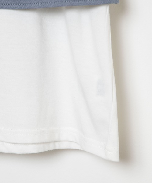 WEGO(ウィゴー)の「WEGO/【2点セット】チノビスチェセットTシャツ(ベスト・レディース・ブルー/ベージュ・FREE)」の8枚目の写真