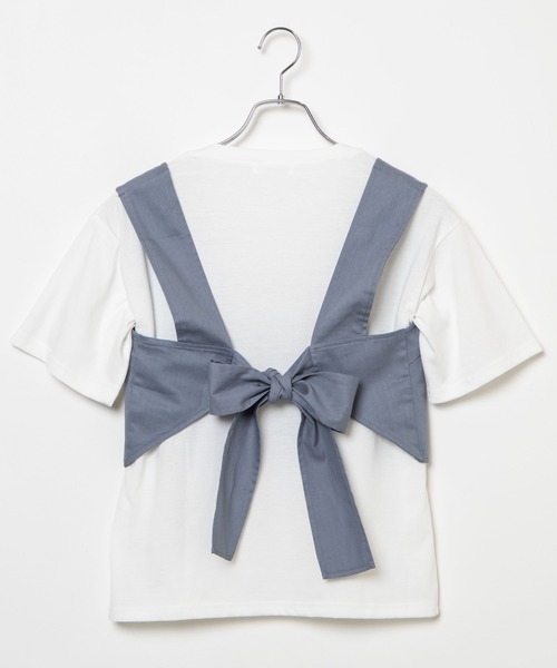 WEGO(ウィゴー)の「WEGO/【2点セット】チノビスチェセットTシャツ(ベスト・レディース・ブルー/ベージュ・FREE)」の12枚目の写真