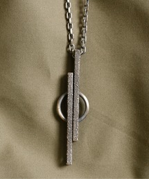 GILD（ギルド）の「GILD ギルド / Slipping Sand texture plate necklace スリッピング サンドテクスチャー プレートネックレス / G201-NE01（ネックレス）」