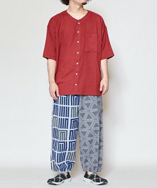 カヤ（カヤ）の「【カヤ】紋継メンズもんぺパンツ（その他パンツ・メンズ・ブラック/ベージュ/ネイビー/グレー/ブルー/グリーン・FREE）」の9枚目の写真