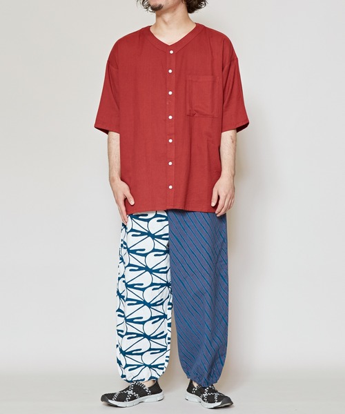 カヤ（カヤ）の「【カヤ】紋継メンズもんぺパンツ（その他パンツ・メンズ・ブラック/ベージュ/ネイビー/グレー/ブルー/グリーン・FREE）」の11枚目の写真