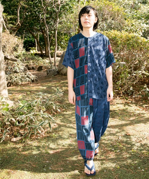 カヤ（カヤ）の「【カヤ】紋継メンズもんぺパンツ（その他パンツ・メンズ・ブラック/ベージュ/ネイビー/グレー/ブルー/グリーン・FREE）」の13枚目の写真