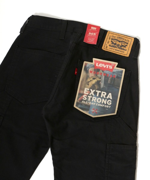 セール Levi S リーバイス Work Wear 505 ペインターパンツ ブラック その他パンツ Levi S リーバイス のファッション通販 Zozotown