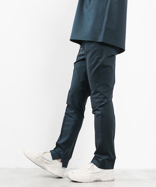 ATTACHMENT（アタッチメント）の「PONTE JERSEY CENTER CREASE TROUSERS（スラックス・メンズ・ブラック/ダークグリーン・1/2/3）」の9枚目の写真