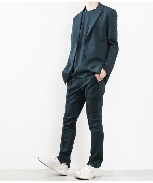 ATTACHMENT（アタッチメント）の「PONTE JERSEY CENTER CREASE TROUSERS（スラックス・メンズ・ブラック/ダークグリーン・1/2/3）」の16枚目の写真
