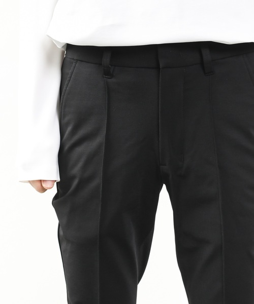ATTACHMENT（アタッチメント）の「PONTE JERSEY CENTER CREASE TROUSERS（スラックス・メンズ・ブラック/ダークグリーン・1/2/3）」の4枚目の写真