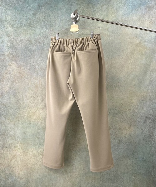 Beno（ビーノ）の「ストレッチカットジョーゼット テーパード イージー トラウザーズ（スラックス・メンズ・グレー/ネイビー/オリーブ/ワイン/ブラック/ベージュ/ブラウン/チャコールグレー・L/M/XL）」の9枚目の写真