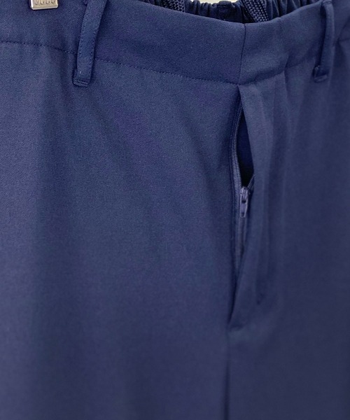 Beno（ビーノ）の「ストレッチカットジョーゼット テーパード イージー トラウザーズ（スラックス・メンズ・グレー/ネイビー/オリーブ/ワイン/ブラック/ベージュ/ブラウン/チャコールグレー・L/M/XL）」の15枚目の写真