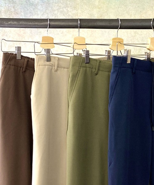 Beno（ビーノ）の「ストレッチカットジョーゼット テーパード イージー トラウザーズ（スラックス・メンズ・グレー/ネイビー/オリーブ/ワイン/ブラック/ベージュ/ブラウン/チャコールグレー・L/M/XL）」の18枚目の写真