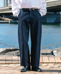 Adoon plain | 【Adoon plain】ルーズストレートデニム(デニムパンツ)