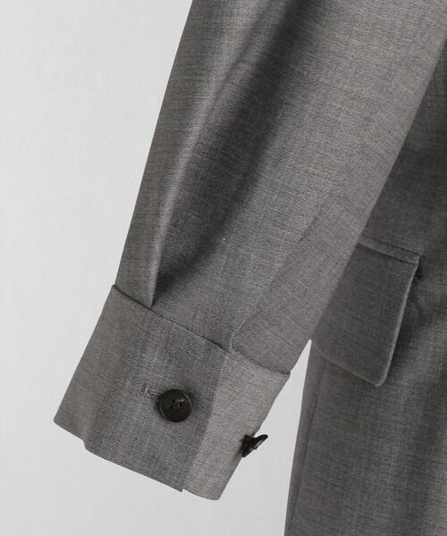 LOEFF（ロエフ）の「＜LOEFF（ロエフ）＞ TORO ショートスリーブ ジャケット（テーラードジャケット・レディース・ダークブラウン/グレー・1/0）」の17枚目の写真