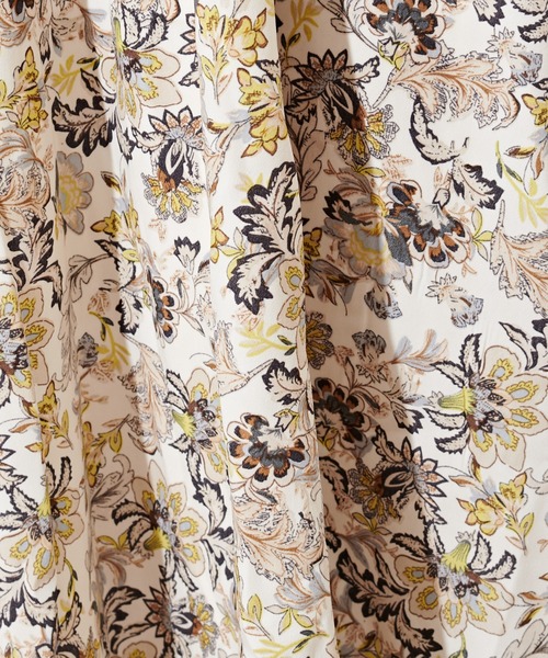 natural couture（ナチュラルクチュール）の「配色テープ使いエスニック柄ワンピース（ワンピース・レディース・オフホワイト/グリーン系その他・FREE）」の9枚目の写真