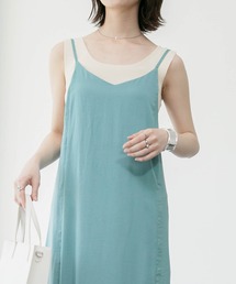 ワンピース ドレス グリーン カーキ 緑色系 サテン ファッション通販 Zozotown