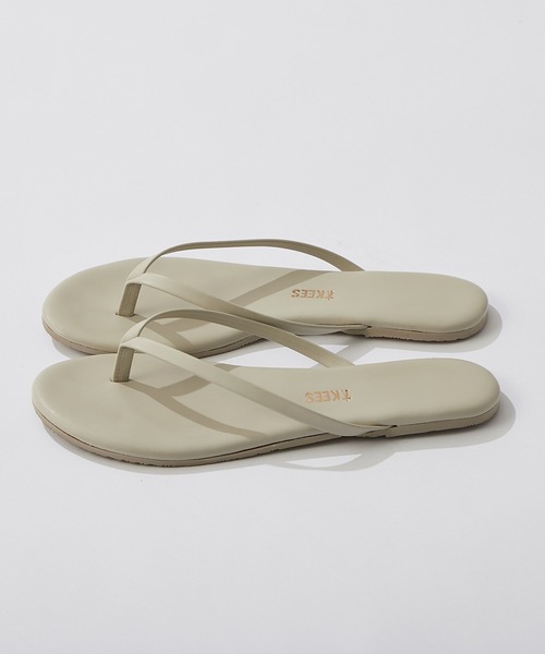 TKEES（ティキーズ）の「TKEES/ティキーズ　ビーチサンダル（サンダル・レディース・グリーン/ベージュ/ブラック/グレー・7/6）」の13枚目の写真