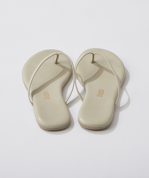 TKEES（ティキーズ）の「TKEES/ティキーズ　ビーチサンダル（サンダル・レディース・グリーン/ベージュ/ブラック/グレー・7/6）」の14枚目の写真