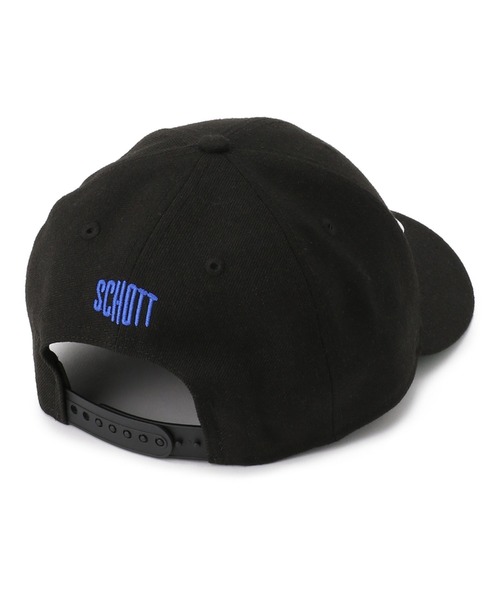 schott（ショット）の「Schott×NEWERA/ショット×ニューエラ/9FIFTY LP SNAP BACK CAP TYPE 'SB'/ ロープロファイル SBキャップ（キャップ・メンズ・ブラック・FREE）」の3枚目の写真
