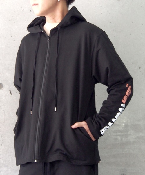 BRANDALISED(ブランダライズド)の「BRANDALISED ブランダライズド BANKSY バンクシー FLOWER BOMBER SETUP セットアップ(パーカー・メンズ・アイボリー/ブラック/杢グレー・MEDIUM/LARGE)」の14枚目の写真