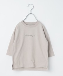 GLOBAL WORK | 【キッズ】ヘビロッTEEプリント7分袖/933500(Tシャツ/カットソー)