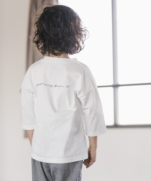 GLOBAL WORK（グローバルワーク）の「【キッズ】ヘビロッTEEプリント7分袖/933500（Tシャツ/カットソー・キッズ・アイボリー/ホワイト/ホワイト系その他2・100cm/160cm/150cm/130cm/110cm/120cm/140cm）」の21枚目の写真