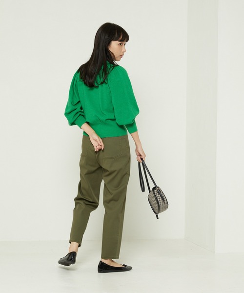 FREAK'S STORE(フリークスストア)の「バルーン テーパード チノパンツ(チノパンツ・レディース・ブラック/ベージュ/カーキ・マルチサイズ)」の6枚目の写真