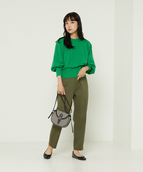 FREAK'S STORE(フリークスストア)の「バルーン テーパード チノパンツ(チノパンツ・レディース・ブラック/ベージュ/カーキ・マルチサイズ)」の8枚目の写真