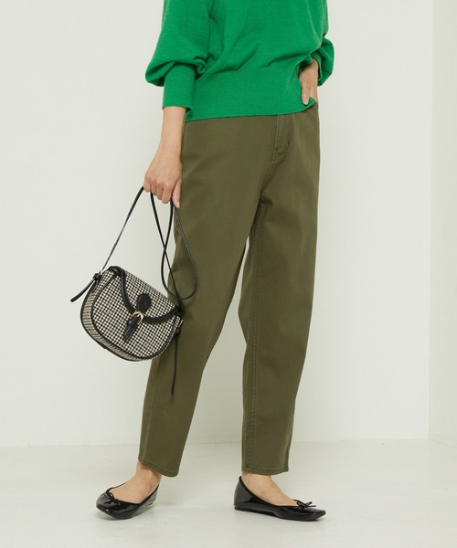 FREAK'S STORE(フリークスストア)の「バルーン テーパード チノパンツ(チノパンツ・レディース・ブラック/ベージュ/カーキ・マルチサイズ)」の12枚目の写真