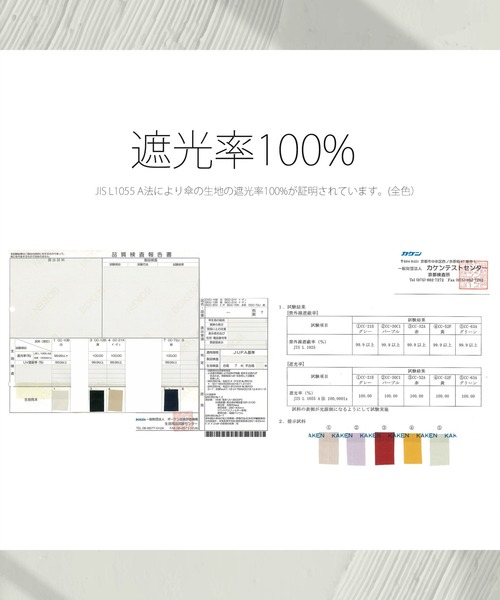 utatane（ウタタネ）の「日傘 完全遮光100％ スライドショート47cm インド更紗パネル バンブー タッセル付（長傘・レディース・ネイビー/レッド/マスタード/ピンク/ブルー/グリーン/ラベンダー・FREE）」の11枚目の写真