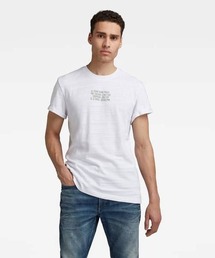 G-STAR | CHEST TEXT GRAPHIC LASH T-SHIRT(Tシャツ/カットソー)