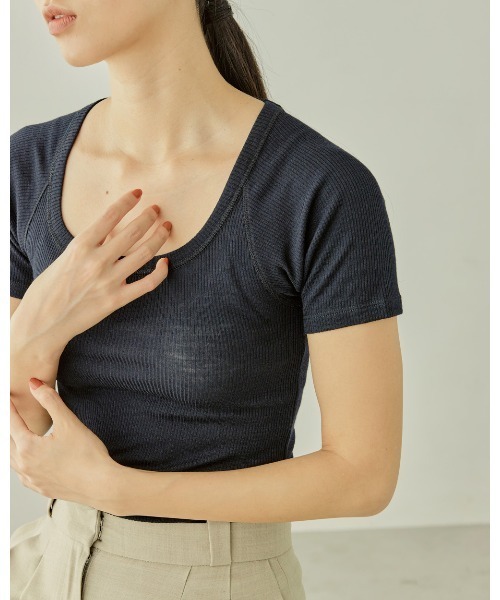 TODAYFUL - トゥデイフル  ソフトリブTシャツ ソフトリブTシャツ（Tシャツ/カットソー）｜TODAYFUL（トゥデイ