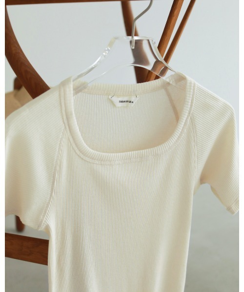 TODAYFUL - トゥデイフル  ソフトリブTシャツ ソフトリブTシャツ（Tシャツ/カットソー）｜TODAYFUL（トゥデイ
