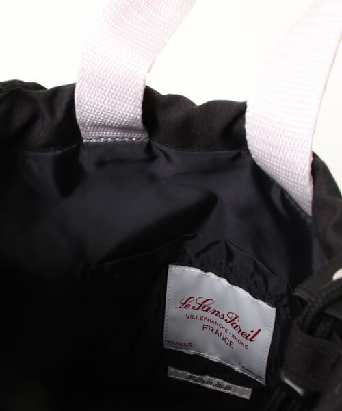 Le Sans Pareil（ル サン パレイユ）の「【 Le Sans Pareil / ルサンパレイユ 】 RPC KINCHAKU BAG RPC KINCHAKU BAG　RPC巾着バッグ（ショルダーバッグ・レディース・ブラック/ホワイト/カーキ/ネイビー・FREE）」の12枚目の写真