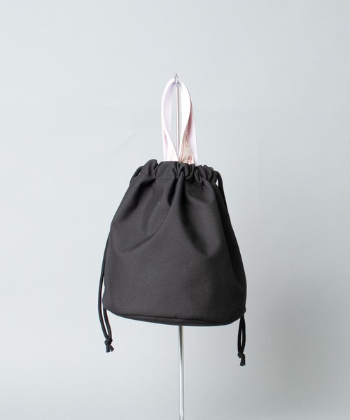 Le Sans Pareil（ル サン パレイユ）の「【 Le Sans Pareil / ルサンパレイユ 】 RPC KINCHAKU BAG RPC KINCHAKU BAG　RPC巾着バッグ（ショルダーバッグ・レディース・ブラック/ホワイト/カーキ/ネイビー・FREE）」の9枚目の写真