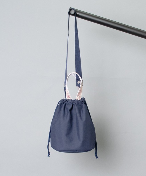 Le Sans Pareil（ル サン パレイユ）の「【 Le Sans Pareil / ルサンパレイユ 】 RPC KINCHAKU BAG RPC KINCHAKU BAG　RPC巾着バッグ（ショルダーバッグ・レディース・ブラック/ホワイト/カーキ/ネイビー・FREE）」の14枚目の写真