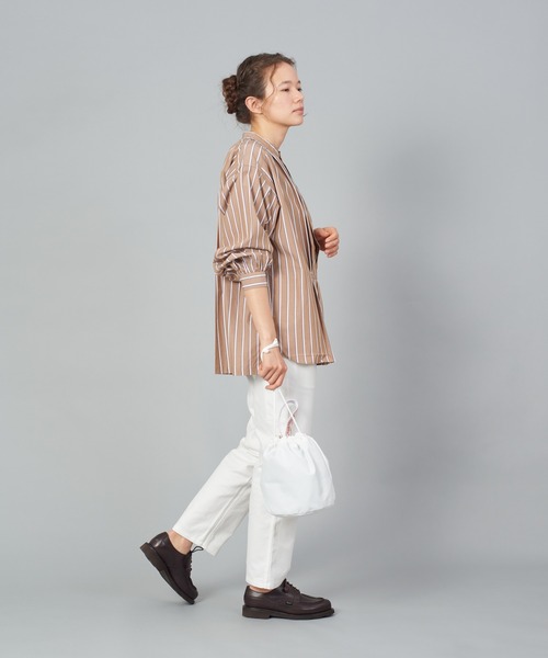 Le Sans Pareil（ル サン パレイユ）の「【 Le Sans Pareil / ルサンパレイユ 】 RPC KINCHAKU BAG RPC KINCHAKU BAG　RPC巾着バッグ（ショルダーバッグ・レディース・ブラック/ホワイト/カーキ/ネイビー・FREE）」の18枚目の写真