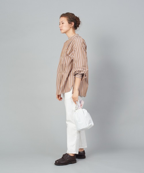 Le Sans Pareil（ル サン パレイユ）の「【 Le Sans Pareil / ルサンパレイユ 】 RPC KINCHAKU BAG RPC KINCHAKU BAG　RPC巾着バッグ（ショルダーバッグ・レディース・ブラック/ホワイト/カーキ/ネイビー・FREE）」の21枚目の写真