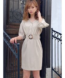 RESEXXY | フロントボタンタイトワンピース(ワンピース)