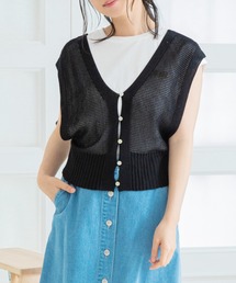 Mysa&Liina | ２ＷＡＹメッシュニットベスト(ベスト)