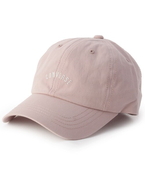 CONVERSE（コンバース）の「◆CONVERSE ロゴ刺しゅうキャップ（キャップ・レディース・ライトグレー/ブラック/ベージュ/ベビーピンク/ライトブルー・00）」の5枚目の写真