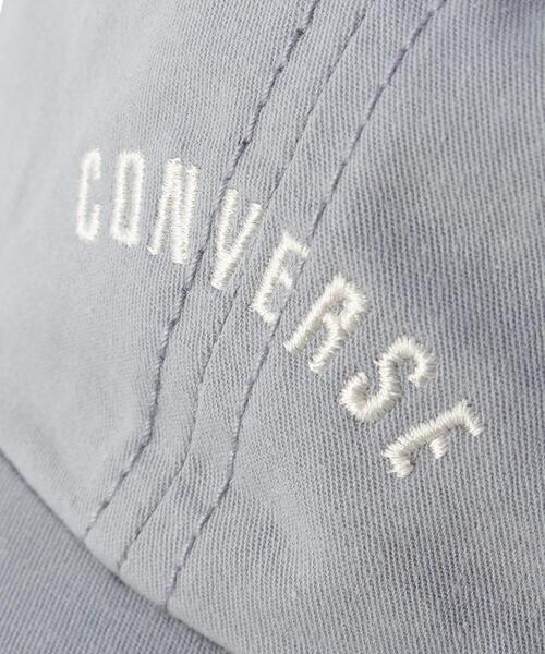 CONVERSE（コンバース）の「◆CONVERSE ロゴ刺しゅうキャップ（キャップ・レディース・ライトグレー/ブラック/ベージュ/ベビーピンク/ライトブルー・00）」の10枚目の写真
