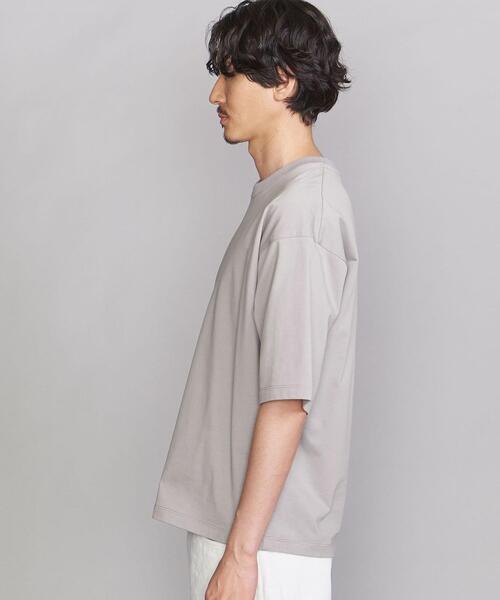 BEAUTY&YOUTH UNITED ARROWS(ビューティーアンドユースユナイテッドアローズ)の「BY コンパクトスピン ワイド テーパード Tシャツ(Tシャツ/カットソー・メンズ・ホワイト/ライトグレー/ブラック/ダークグリーン・SMALL/MEDIUM/LARGE/X-LARGE)」の12枚目の写真