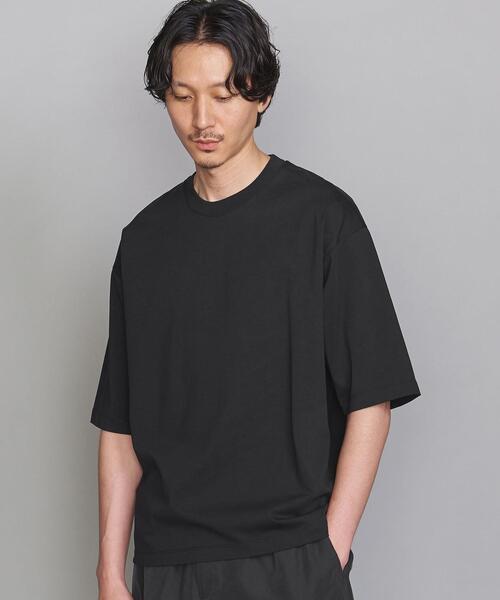 BEAUTY&YOUTH UNITED ARROWS(ビューティーアンドユースユナイテッドアローズ)の「BY コンパクトスピン ワイド テーパード Tシャツ(Tシャツ/カットソー・メンズ・ホワイト/ライトグレー/ブラック/ダークグリーン・SMALL/MEDIUM/LARGE/X-LARGE)」の9枚目の写真