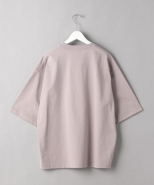BEAUTY&YOUTH UNITED ARROWS(ビューティーアンドユースユナイテッドアローズ)の「BY コンパクトスピン ワイド テーパード Tシャツ(Tシャツ/カットソー・メンズ・ホワイト/ライトグレー/ブラック/ダークグリーン・SMALL/MEDIUM/LARGE/X-LARGE)」の18枚目の写真