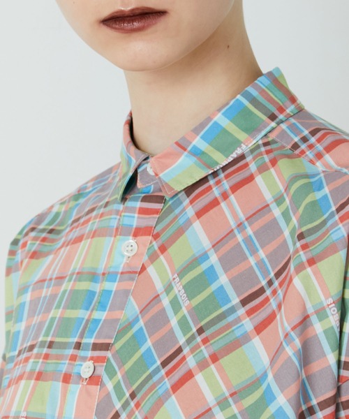 FRAPBOIS（フラボア）の「マドラスローン ブラウス（シャツ/ブラウス・レディース・ブラック/レッド・1/2）」の15枚目の写真