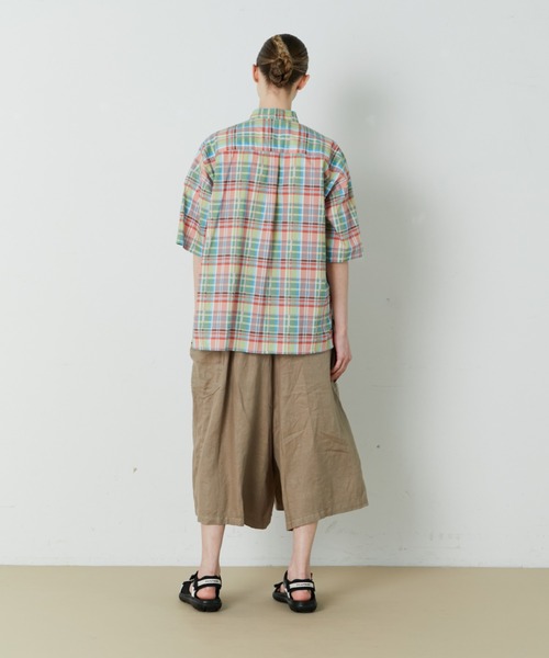 FRAPBOIS（フラボア）の「マドラスローン ブラウス（シャツ/ブラウス・レディース・ブラック/レッド・1/2）」の21枚目の写真