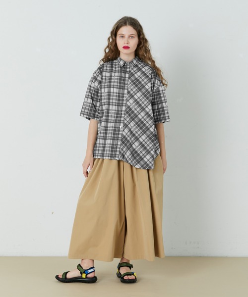 FRAPBOIS（フラボア）の「マドラスローン ブラウス（シャツ/ブラウス・レディース・ブラック/レッド・1/2）」の22枚目の写真