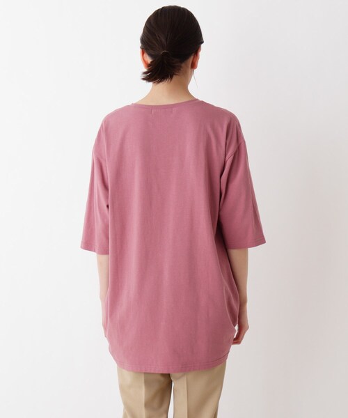 SHOO・LA・RUE（シューラルー）の「◆SUPIMAコットンサイドタックプルオーバー（Tシャツ/カットソー・レディース・ホワイト系/ブラック/ライトグリーン/ピンク系/ベージュ系2/ホワイト系その他3・03/04/02）」の9枚目の写真