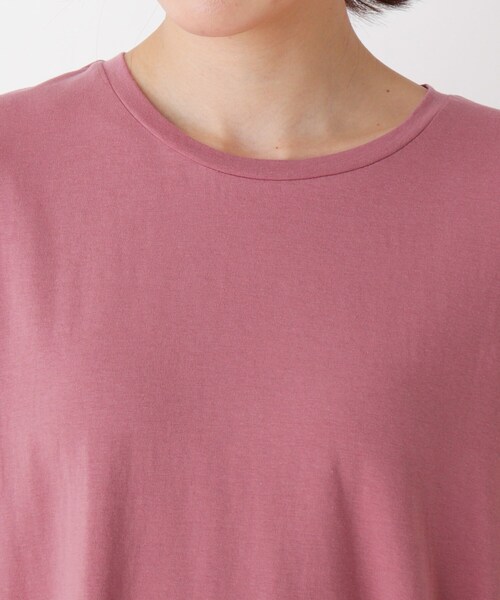 SHOO・LA・RUE（シューラルー）の「◆SUPIMAコットンサイドタックプルオーバー（Tシャツ/カットソー・レディース・ホワイト系/ブラック/ライトグリーン/ピンク系/ベージュ系2/ホワイト系その他3・03/04/02）」の10枚目の写真